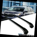 カーゴ ルーフ キャリア フィット14-18トヨタハイランダーLEルーフトップアルミラッククロスバー荷物キャリア Fit 14-18 Toyota Highla...
