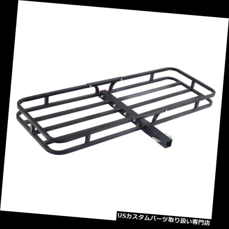  롼 ꥢ ʪȼԤΥХåȤϢδʹŴ2Ϣμ500 LB Goplus Cargo Carrier Basket Hitch Mount Heavy Duty Steel 2 Hitch Receiver 500 LB Goplus