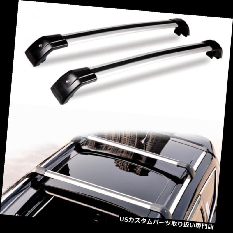 カーゴ ルーフ キャリア キャデラックXT 5 2017 2個車の荷物キャリアルーフラックトップカーゴキャリアリフィット For Cadillac XT5 2017 2pcs Car Luggage Carrier Roof Rack Top Cargo Carrier Refit