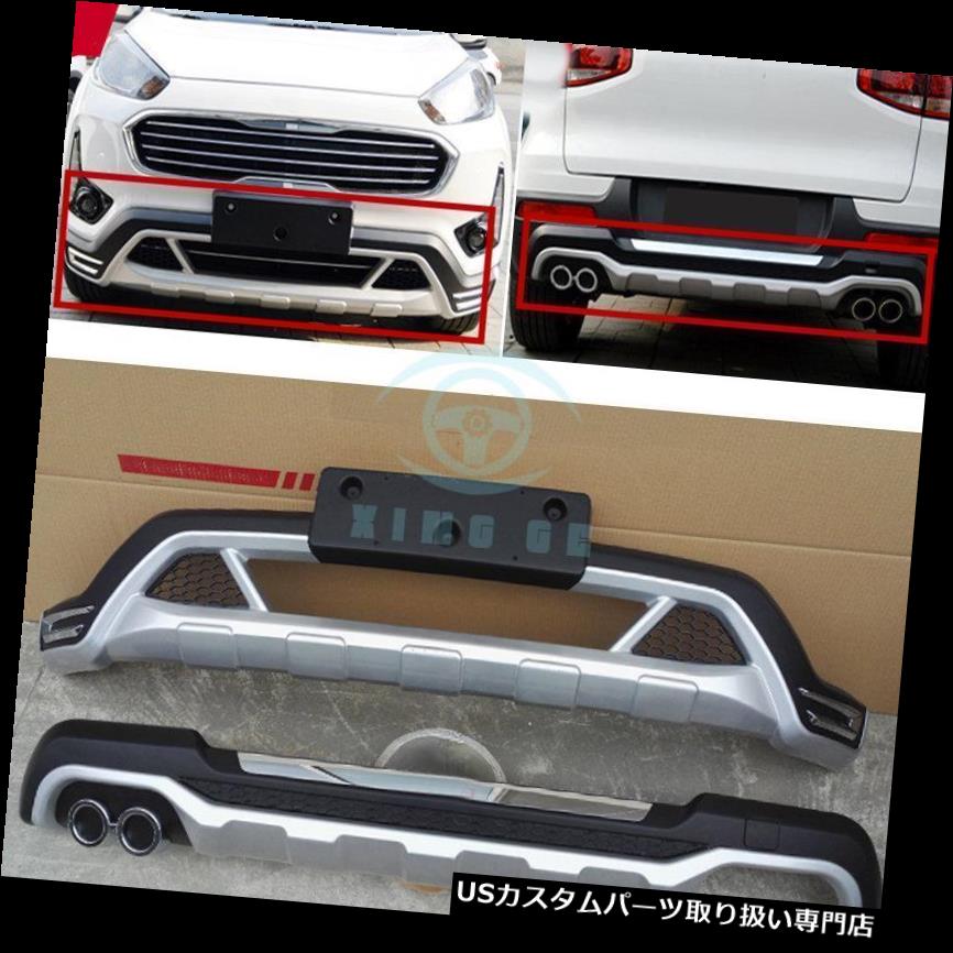 リアバンパー プロテクター 自動アウターフロント＆リアバンパープロテクターガードKIA KX 3 2017スポ..