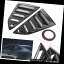 ɥ롼С 2016-2018ѥܥ졼ޥޥåȥ֥åɥɥ1/4롼СС٥ For 2016-2018 Chevy Camaro Matt Black Side Window 1/4 Quarter Louver Cover Vents