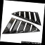 ɥ롼С 1ڥ뤤ɥɥ1/4ץ롼ССܥ졼ޥ 1Pair Bright Black Side Window 1/4 Scoop Louver Cover For Chevrolet Camaro