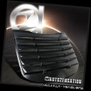 ウィンドウルーバー 15-18フォードマスタング半光沢のある黒のビンテージスタイルリアウィンドウルーバーカバー1ピース 15-18 Ford Mustang Semi Glossy Black Vintage Style Rear Window Louver Cover 1PC(2)