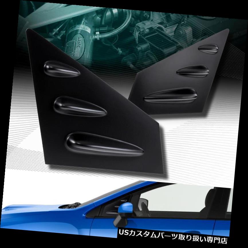ウィンドウルーバー 黒のABSサイドウィンドウルーバーSCOOP COVERベントフィット15-18 SUBARU WRX STI SEDAN BLACK ABS SIDE WINDOW LOUVERS SCOOP COVER VENT FIT 15-18 SUBARU WRX STI SEDAN