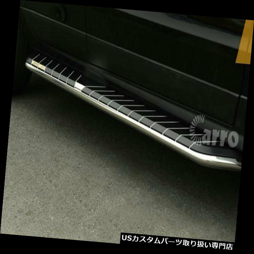 サイドステップ CADILLAC SRX用アルミニウムクールランニングボード側ステップガード2013-2016 ALUMINUM COOL STRIPE RUNNING BOARD SIDE STEP GUARD FOR CADILLAC SRX 2013-2016