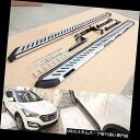 サイドステップ 1セットランニングボードサイドステップナーフバーフィットヒュンダイサンタフェスポーツ2013-2018用 1Set Running Board ...