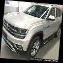 サイドステップ フォルクスワーゲンアトラス2018ランニングボードプラットフォームIboardのペアナフバーサイドステップ Pair Nerf Bar Side Step for Volkswagen Atlas 2018 Running Board Platform Iboard 2