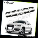 サイドステップ フィットアウディQ3 2012-2018ステンレス鋼ランニングボードサイドステップサイドナーフバー Fit AUDI Q3 2012-2018 ...