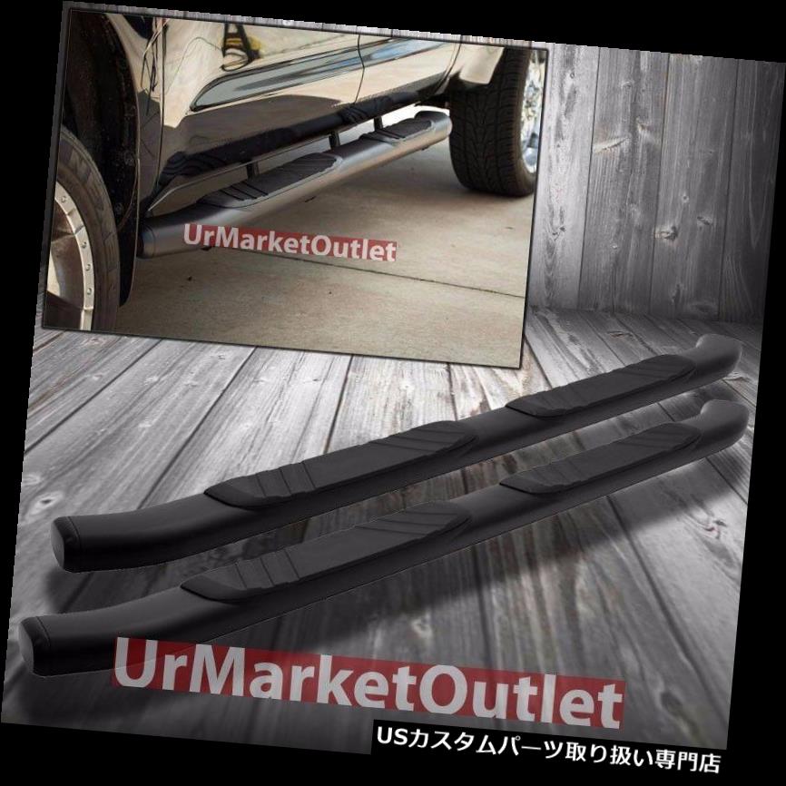 サイドステップ 87 "ABSブラックサイドステップランニングボードナーフバーシボレー07-14ユーコンXL用..
