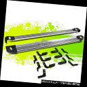 サイドステップ ブラシをかけられたアルミニウムランニングボード側のステップステップバー+ライト BRUSHED ALUMINUM RUNNING BOARD SIDE STEP NERF BAR+LIGHT FOR 10-16 4RUNNER/SR5(2)