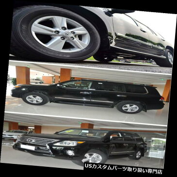 サイドステップ Lexus LX570 2012-2015アルミランニングボードステップボードサイドペダルフィッティング用 For Lexus LX570 2012-2015 Aluminum Running Board Step Board Side Pedal Fitting