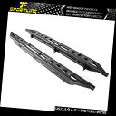サイドステップ 09-18 Dodge Ram 1500 2500 3500クワッドキャブ6インチNerfバーサイドアーマーブラックにフィット Fits 09-...