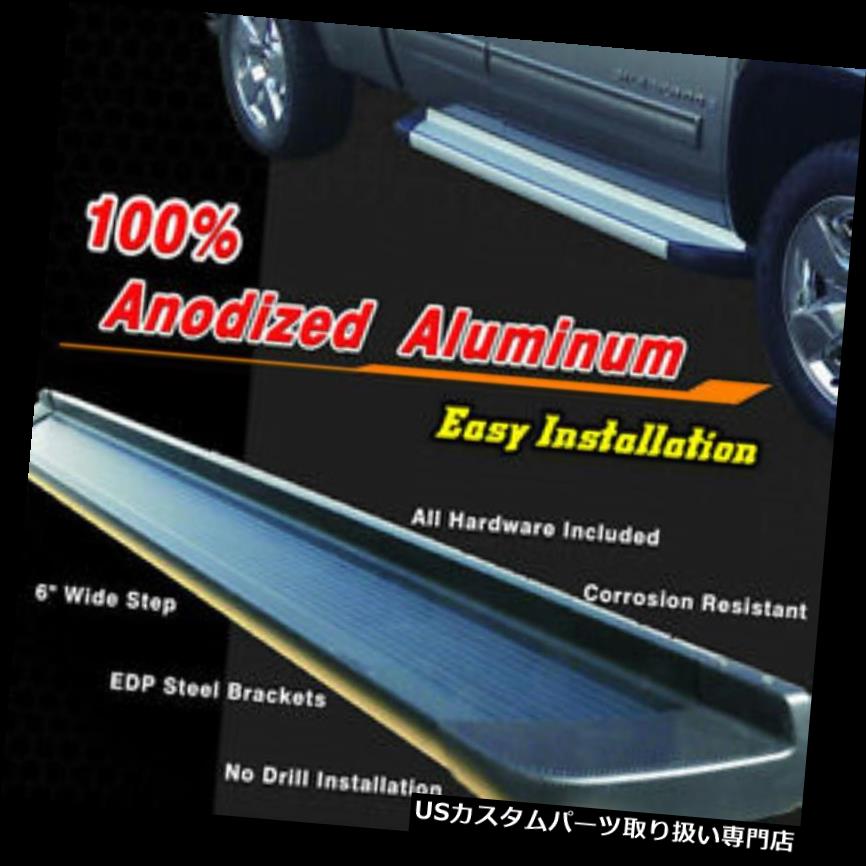 サイドステップ 軍用グレード6 "09-14 Ram Extベッド用ブラックランニングボードNerfバーサイドステッ..