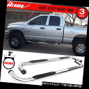 サイドステップ 02-08ダッジラム1500クワッドキャブ3インチS / Sステンレススチールサイドステップ Fits 02-08 Dodge Ram 1500...