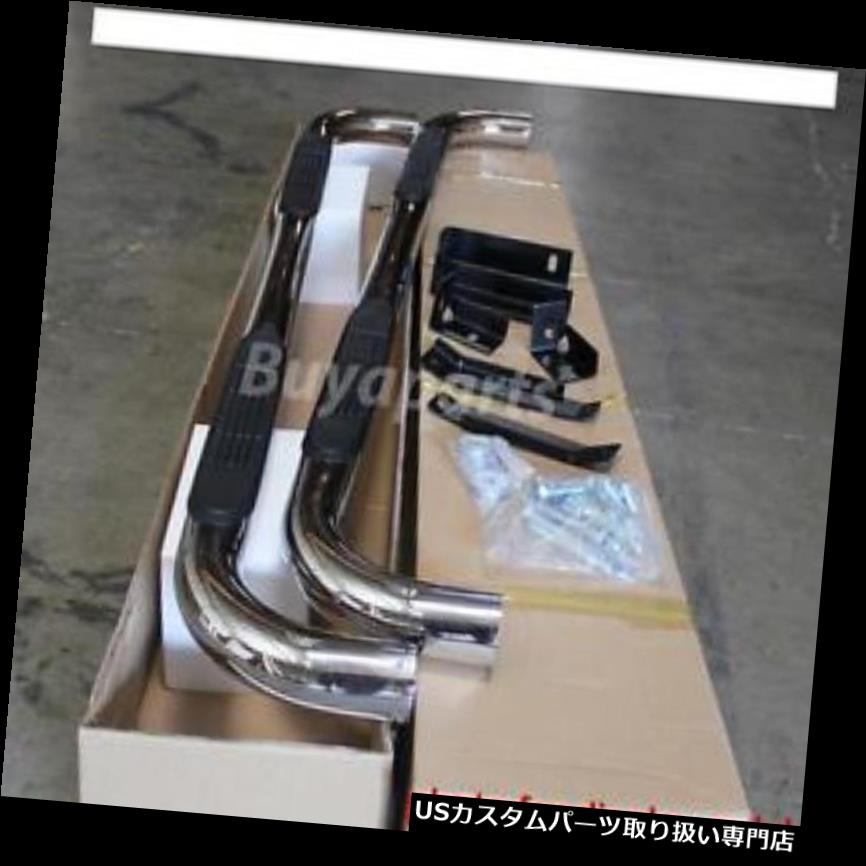 サイドステップ 2003-2009 Dodge Ram 3500クワッドキャブ3 'S / SクロームサイドステップNERFバーランニングボード 2003-2009 Dodge Ram 3500 Quad Cab 3' S/S CHROME SIDE STEP NERF BAR RUNNING BOARD(2)