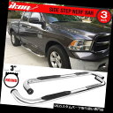 サイドステップ 09-17 Ram 1500クワッドキャブ3インチS / Sステンレススチールサイドステップランニングボードにフィット Fits 09-17 R...