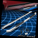 サイドステップ 01-08アキュラMDX /ホンダパイロットラウンドチューブサイドステップナーフバーランニングボードL + R用 For 01-08 Acura...