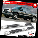 サイドステップ 04-08 F150スーパースクリュークルーキャブ4インチステンレススチールサイドステップランニングボード Fits 04-08 F150 Supercrew Crew Cab 4In Stainless Steel Side Steps Running Boards(2)