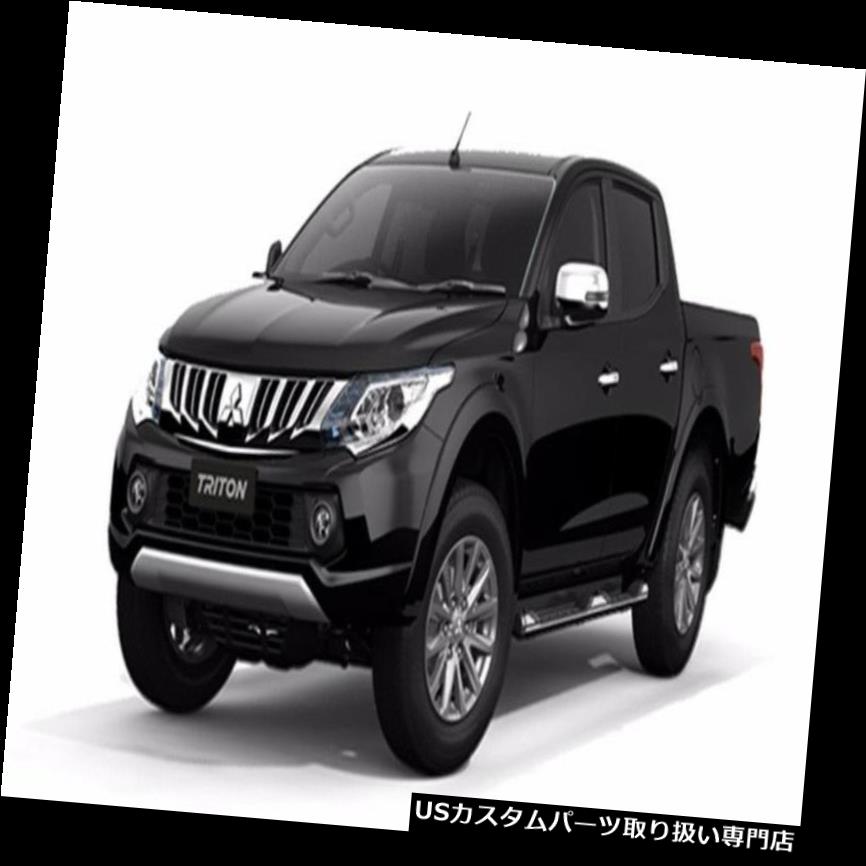 MITSUBISHI TRITON 2015-17 DOUBLE CAB BLACK FENDER FLARES WITH NUTS WIDE 9 inches