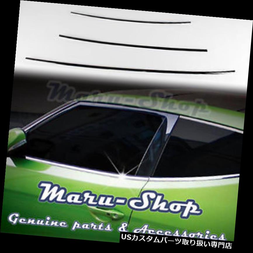 クロームカバー メッキカバー クロームドアの窓枠シルベルトラインカバートリム11?ヒュンダイVeloster Chrome Door Window Sill Belt Line Cover Tirm for 11~ Hyundai Veloster