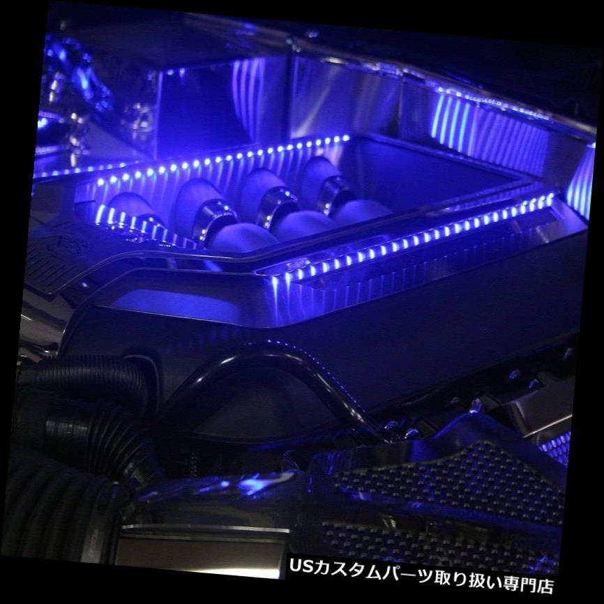 クロームカバー メッキカバー マスタングエンジンのシュラウドカバーイルミネーション5.0 GT 9Pc /ブラ..