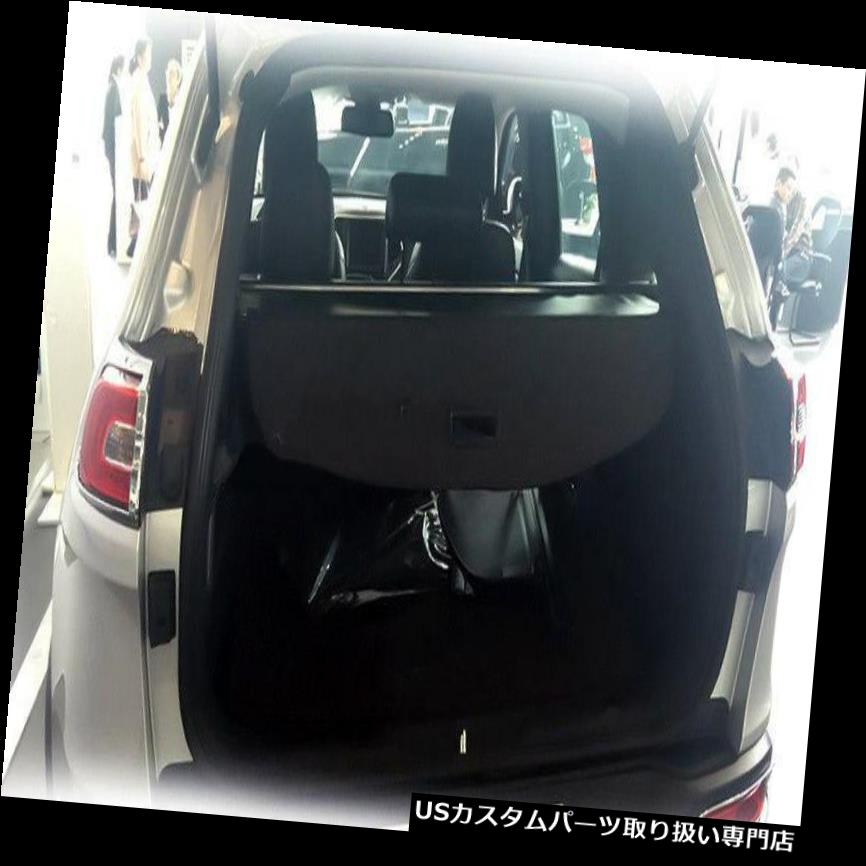 リアーカーゴカバー 2014-2018ジープチェロキーブラック用リアトランクシェードカーゴカバー Rear Trunk Shade Cargo Cover for 2014-2018 Jeep Cherokee Black