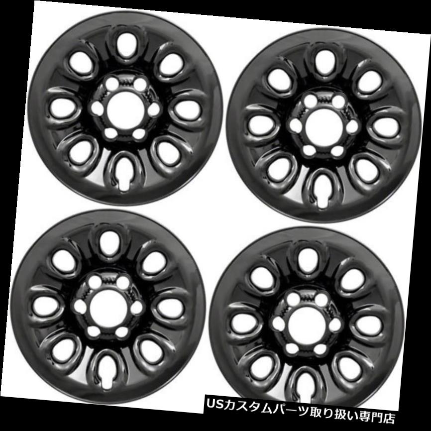 リアーカーゴカバー （4）2007 CHEVY TAHOEトラックブラックホイールライナーがスキンIMP64BLKをカバー (4) 2007 CHEVY TAHOE TRUCK BLACK WHEEL LINERS COVERS SKINS IMP64BLK