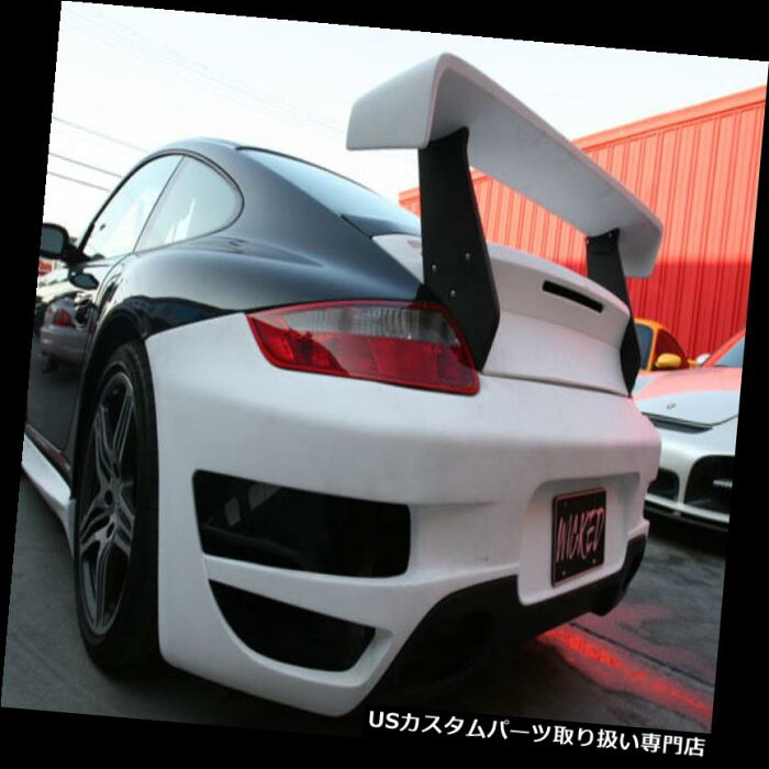 GTウィング 997ターボクーペ用のポルシェ997 GTトランクスポイラーウイング。 カブリオレ2007年から2012年 Porsche 997 GT Trunk Spoiler Wing for 997 Turbo Coupe & Cabriolet 2007 to 2012