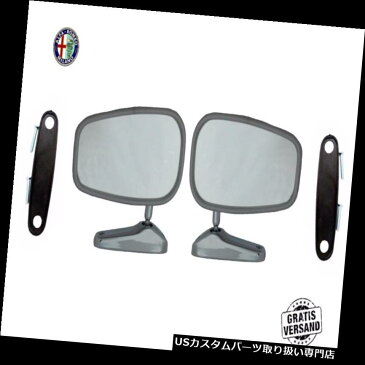 GTウィング 2Xエクステリアミラーフィアット124 128 130クモユニバーサルワイドベースLH Fhオーバル 2X Exterior Mirror Fiat 124 128 130 Spider Universal Wide Base LH Fh Oval