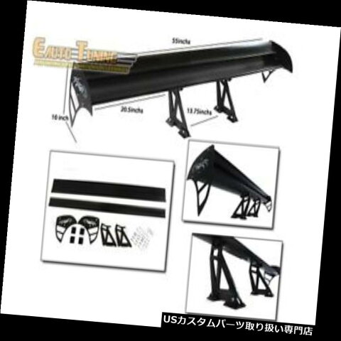 GTウィング シボレーB7 / BG / BJ / BK / BL / BM / BN / Bel Air用GTウイングタイプSアルミリアスポイラーBLK GT Wing Type S Aluminum Rear Spoiler BLK For Chevy B7/BG/BJ/BK/BL/BM/BN/Bel Air