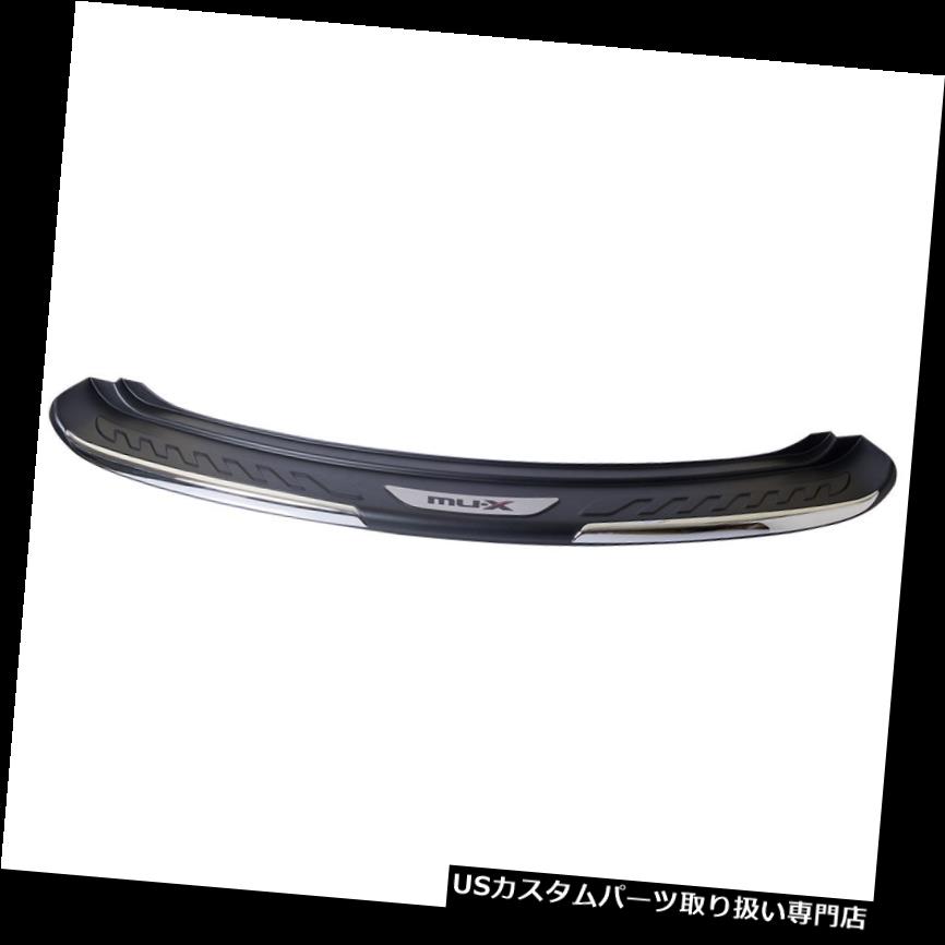 リアステップバンパー FIT 2014 2015 2016 ISUZU MU-X SUVリアバンパーガードステッププロテクタープレートブラック FIT 2014 2015 2016 ISUZU MU-X SUV Rear Bumper Guard Step Protector Plate Black
