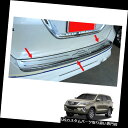 リアステップバンパー To Toyota Fortuner Crusade 2015 - 2016 17リアテールゲートバンパーステップカバークローム To Toyota Fortuner Crusade 2015 - 2016 17 Rear Tailgate Bumper Step Cover Chrome