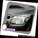 ヘッドライトカバー CHEVROLET CHEVY COLORADO 2012 V.1のためのクロムヘッドランプライトカバートリム CHROME HEAD LA...