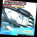 ヘッドライトカバー クロームコーナーLh RhヘッドランプライトカバーフィットトヨタハイラックスRevo M70 M80 15 17 Chrome Corner Lh Rh Head Lamp Lights Cover Fits Toyota Hilux Revo M70 M80 15 17