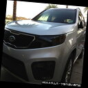 ヘッドライトカバー 11-14ソレントヘッドライト用のスモークティントカバースモークオーバーレイ 11-14 PRECUT SMOKE TINT COVER SMOKED OVERLAYS FOR SORENTO HEAD LIGHT