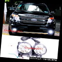 フォグライト フォードエクスプローラー用 2011 2012 2013 2014 2015 Fog Lights For Ford Explorer 2011 2012 13 2014 2015 2X LED Front Bumper Fog Light Foglights Headlight Foglamp Car Accessories