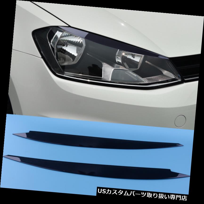 إåɥ饤ȥС åإåɥ饤ȥ֥ޤ֤СȥեåVWMK7 GTI 2013-2018 Chrome Plated Head Light Brow Eyelid Cover Trim Fit VW Golf MK7 GTI 2013-2018