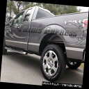 USロッカーパネルカバー 2004-2008 F-150スーパーキャブ6.5 'ショートベッドXLTフラットボディサイドモールディングトリム1.5