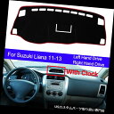 USダッシュボード カバー 時計とスズキリアナ2011 2012 2013年の車のダッシュマットダッシュボードカバーDashMat Car Dash Mat D...