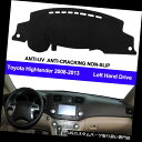 USダッシュボード カバー トヨタハイランダーのための車のダッシュボードカバーダッシュマットパッド2008-2010 2011 2012 2012 2013 C...