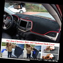 US_bV{[h Jo[ W[v`FL[2013-2017p_bV}bg_bVJo[}bg_bV{[hubNw /bhGbW For Jeep Cherokee 2013-2017 DashMat Dash Cover Mat Dashboard Black w/ Red Edge