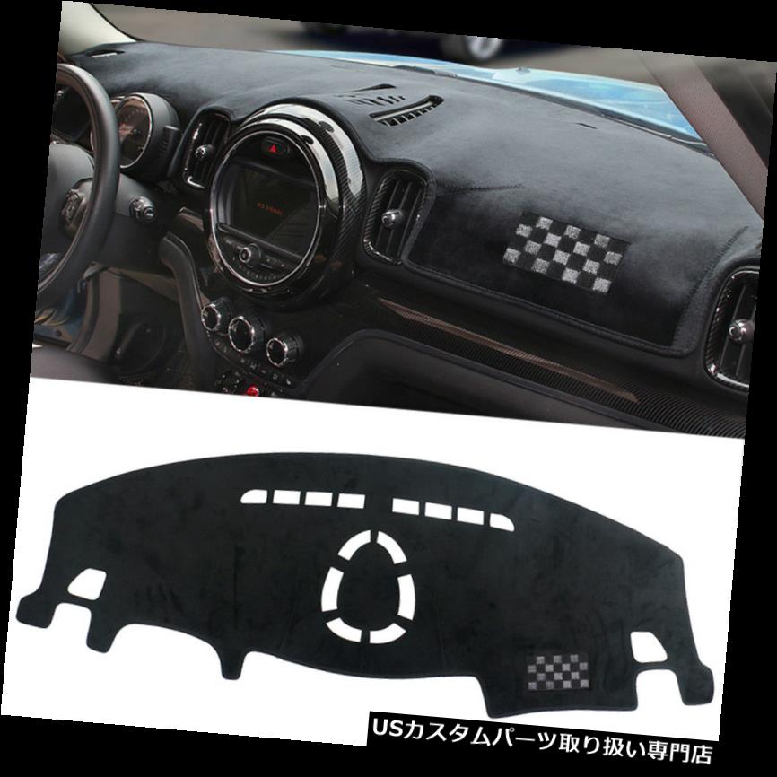 ダッシュボードマット 市松模様のレーシングカーダッシュボードマット滑り止めサンカバーミニクーパーS F54用パッド Checkered Racing Car Dashboard Mat Non-Slip Sun Covers Pad For Mini Cooper S F54