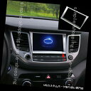 ダッシュボードマット HYUNDAI TUCSON 2016-2017用クロームインナーダッシュナビパネル12月カバートリムフレーム Chrome Inner ...