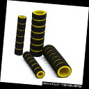 トライク カバー オートバイスポンジグリップセットブレーキレバーカバーブラックイエローバイクトライクATV Motorcycle Sponge Grip Set...