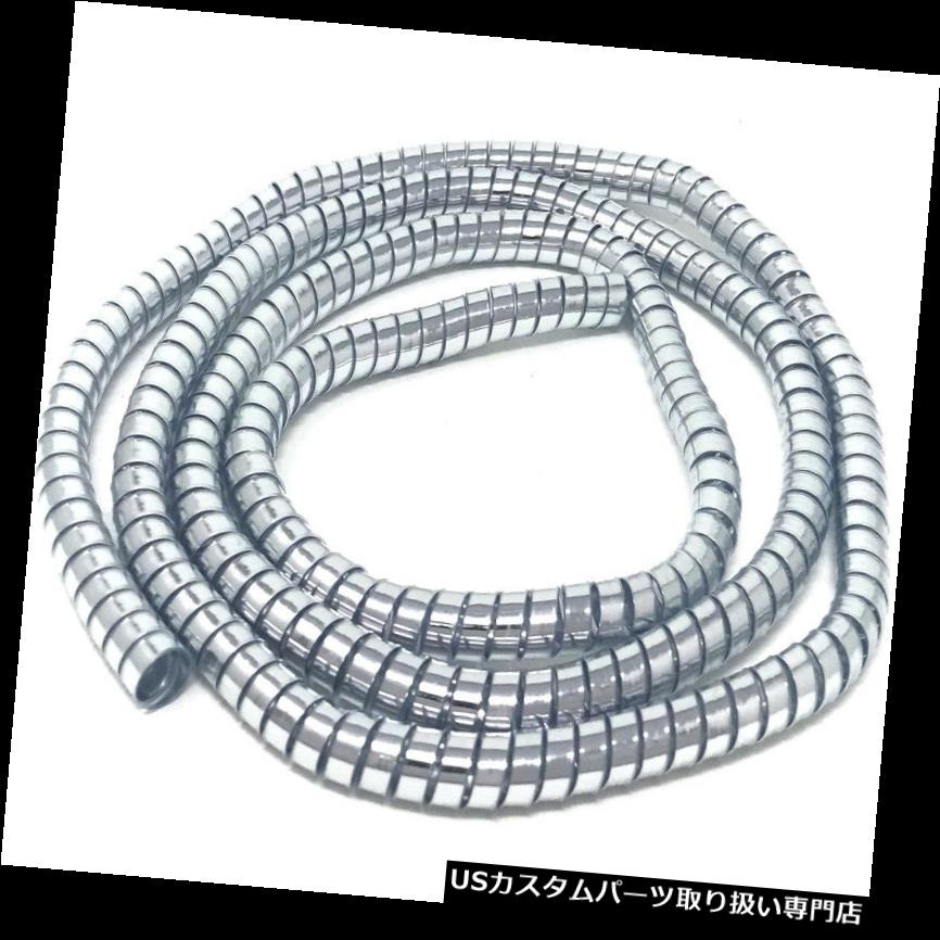 ȥ饤 С Хȥ饤֥륫С९ѥ磻䡼å10 mm x 1.5 m Motorbike Trike Cable Cover Custom Chrome Thick Spiral Wire Wrap 10mm x 1.5m