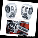 トライク カバー ハーレーツーリングトライク用クロムスイッチハウジングカバーキット2014 2015 2016 2017 18 Chrome Switch Housing Cover Kit For Harley Touring Trike 2014 2015 2016 2017 18