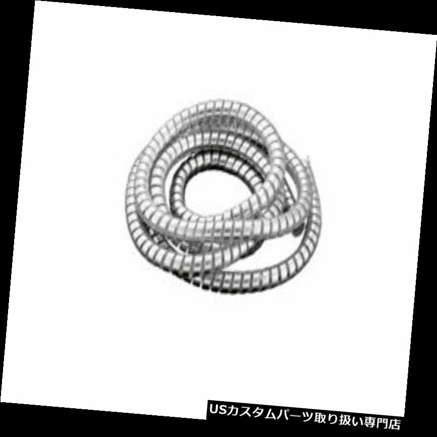 トライク カバー Chrom SpiralkabelラップAbdeckung Leitungen Ordentlich 10mm内径 Motorrad / Trike Chrom Spiralkabel Wrap Abdecku..