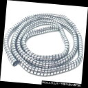 gCN Jo[ oCNgCNP[uJo[JX^N[XpCC[bv10 mm x 1.5 m Motorbike Trike Cable Cover Custom Chrome Thick Spiral Wire Wrap 10mm x 1.5m