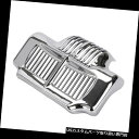 トライク カバー ハーレーツーリングトライク用クロムストックオイルクーラーカバーFLHR FLHT FLHX Chrome Stock Oil Cooler Cover For..