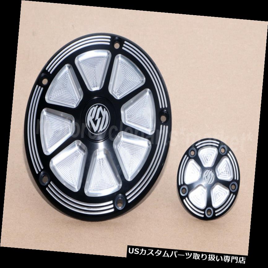 トライク カバー RSDエッジカットダービータイミングタイマーカバーハーレーダイナトライクFXSB FLHR FLHT RSD Edge Cut Derby Timing Timer Cover for Harley Dyna Trike FXSB FLHR FLHT